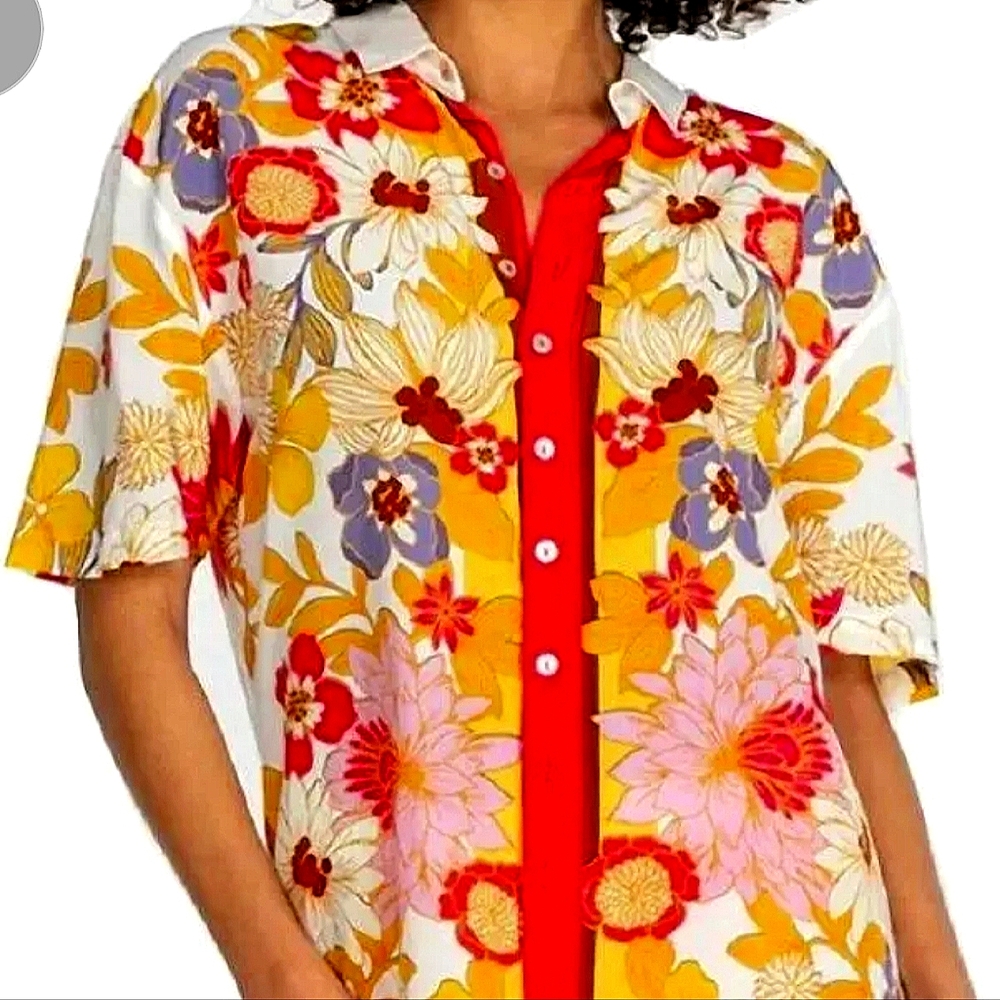 Johnny Was "PENNY" Button Down Shirt